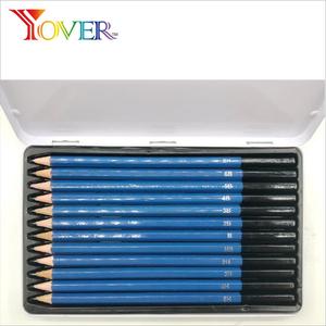 Juego de lápices de dibujo de 12 piezas en caja de lata personalizada - Product Image 6