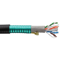 Haute qualité croix squelette sans oxygène cuivre 23AWG meilleur prix Stp 300 mètres Cat6 Lan Cat7 câble
