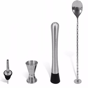 Barkeeper Set 6 Stück Wine <span class=keywords><strong>Tools</strong></span> Bar Getränk Cocktail Mixer Mischset mit Anleitung für Cinco Vodka <span class=keywords><strong>Mako</strong></span> Pride & Clarke - Product Image 6
