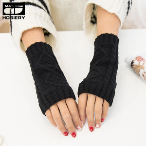 Solido <span class=keywords><strong>Guanti</strong></span> Autunno Inverno Caldo Della Ragazza Delle Signore Arm Warmer Lunghi <span class=keywords><strong>Guanti</strong></span> <span class=keywords><strong>Senza</strong></span> <span class=keywords><strong>Dita</strong></span> <span class=keywords><strong>Guanti</strong></span> di Lavoro A Maglia di <span class=keywords><strong>Lana</strong></span> <span class=keywords><strong>Guanti</strong></span> - Product Image 4