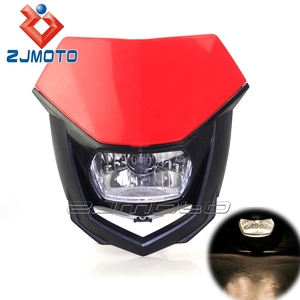 Supermoto 12V faro de la Asamblea para Honda <span class=keywords><strong>CB</strong></span> FCI XL XR NX <span class=keywords><strong>125</strong></span> rojo 250 - Product Image 2