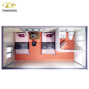 Casa prefabricada Modular de acero personalizado, puerta corredera de seguridad, Panel sándwich de lana Eps/<span class=keywords><strong>rcok</strong></span> CN;HEN TG, fabricante de China, Polonia - Product Image 3