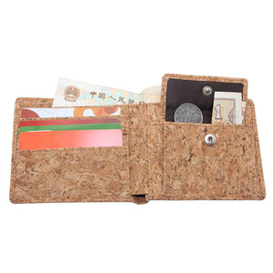 <span class=keywords><strong>Portefeuille</strong></span> doré pour hommes, court en <span class=keywords><strong>liège</strong></span>, style rétro, collection - Product Image 3
