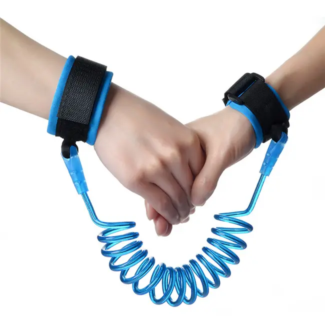 hot selling metal connector anti lost wrist link 360 degree rotate baby wrist straps safety child anti lost belt