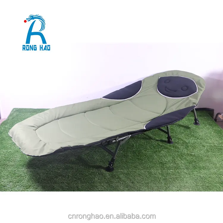 경량 군사 캠핑 침대 캠핑 Reclining 접이식 침대, 야외 라운지 침대