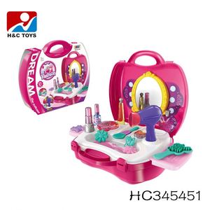 Fille meilleur cadeau semblant jouet <span class=keywords><strong>valise</strong></span> maquillage enfants <span class=keywords><strong>coiffeuse</strong></span> avec miroir - Product Image 4