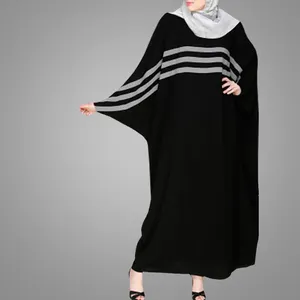 Высококачественная мусульманская одежда, Классический кафтан с серой отделкой, абайя для мусульманских женщин, крутая Спортивная одежда для активного отдыха для девочек, абайя