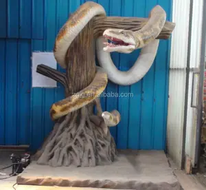 Serpientes de goma animatronic, modelos de serpiente de tamaño real, a la venta