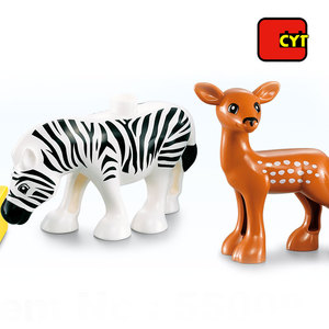 Construcción <span class=keywords><strong>jungle</strong></span> adventure bloques para niños con animales - Product Image 2