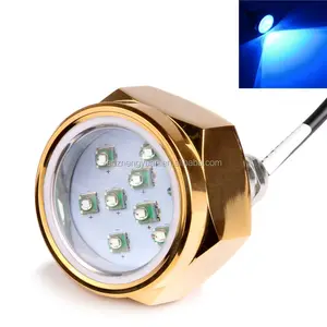 Ultra Bright 27W RGB Led Boat drain plug led underwater boat light Water proof Marine LED Light 12 volt led lights ip68