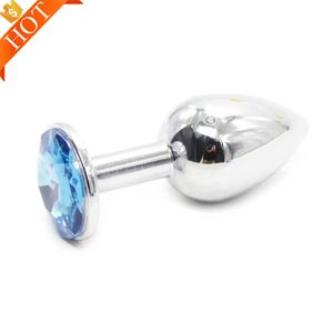 Ücretsiz özel kutu-toptan 1 adet veya 3 adet 1 takım seks oyuncakları yetişkin titreşimli kristal takı ile popo fiş Anal seks oyuncakları - Product Image 2