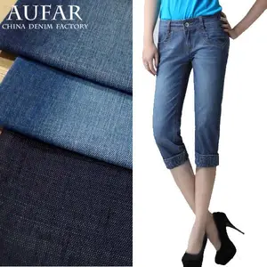 Hot new sản phẩm cho Triển Lãm Thương Mại Đảm Bảo 100 cotton denim vải 2015 vải denim công ty thương mại