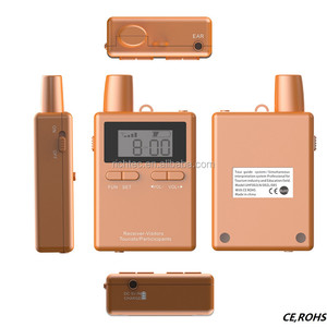 Tipo de mano FM Radio precio transmisor 800-863 MHz Frecuencia con auricular y microphine - Product Image 1