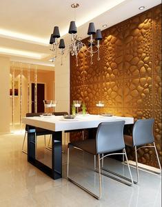 Panneau mural en bois 3D <span class=keywords><strong>à</strong></span> ondes intérieures en fibre de bambou <span class=keywords><strong>2022</strong></span> - Product Image 5