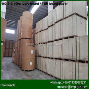190 210 230 250-400gsm c1s <span class=keywords><strong>sbs</strong></span> paper board / conseil d'ivoire papier / papier ivoire - Product Image 1