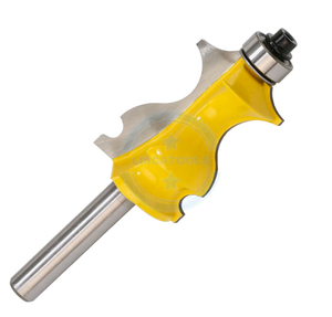 L-N158 1PC <span class=keywords><strong>Fraise</strong></span> à profiler architecturale, tige de 8 mm, couteau à ligne, <span class=keywords><strong>fraise</strong></span> à bois, <span class=keywords><strong>fraise</strong></span> à tenon pour outils de travail du bois - Product Image 1
