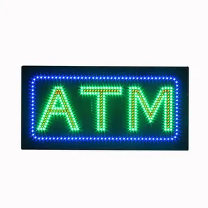 9*19 ''ATM LED Open Sign, tabellone pubblicitario accattivante Super luminoso