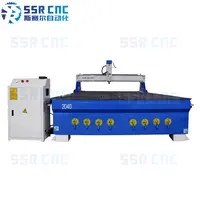 Vacuum Table CNC Router Engraving Machine SSR-2040B Glass/Wood Furniture Making CNC Cutter