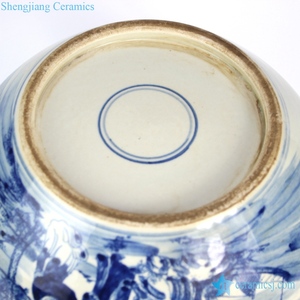 RZMW01 - Maceta de Cerámica <span class=keywords><strong>para</strong></span> Bonsái con Diseño de Flores Pintadas a Mano de Jingdezhen Antiguo - Product Image 5