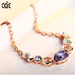 Gros plaqué or bijoux pas <span class=keywords><strong>cher</strong></span> réglable coloré Bracelet en <span class=keywords><strong>cristal</strong></span> fermoir - Product Image 6