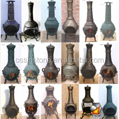 ส่งออกเตาผิงกลางแจ้ง Swine Chiminea Fire PIT,เตาเหล็ก 07