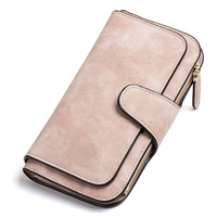 Dompet untuk Wanita Kulit Desainer Bifold Panjang Wanita Kartu Kredit Pemegang Organizer Wanita Clutch