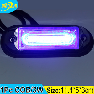 Al por mayor 3 W/11.4 cm advertencia cabeza impermeable mini luz estroboscópica parrilla para todos los coches - Product Image 3