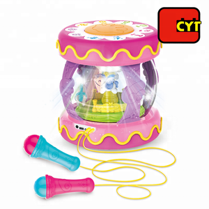 Electrónica musical juguetes niños <span class=keywords><strong>tambor</strong></span> con micrófono - Product Image 2
