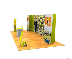 Estantes incluidos Soporte de exhibición de feria comercial para <span class=keywords><strong>Expo</strong></span> Show Equipo comercial de exposición de alta visibilidad - Product Image 6