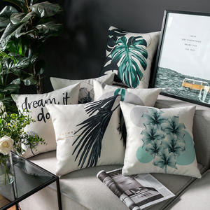 2019 New Design High Quality Pillowcase Custom Cotton Linen Fabric Home Decorative/ <strong>Outdoor</strong> Cushion Cover - Product Image 2