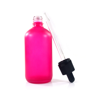 Bán Hot 120Ml 4Oz Boston Matte Hồng Frosted Glass <span class=keywords><strong>Dropper</strong></span> Chai Với <span class=keywords><strong>Childproof</strong></span> <span class=keywords><strong>Cap</strong></span> - Product Image 5