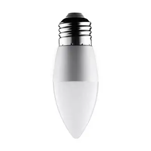 Yüksek lümen 5 W/7 W E27/E14 led ampul C37 led mum ışığı