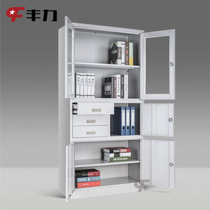 Phong Cách Hiện Đại Thép Đu Cửa Kính Tủ Ngăn Kéo Cho Văn Phòng Hoặc Trường Học Nha Khoa Phòng Khám Cụ Lưu Trữ Tủ Hồ sơ - Product Image 4