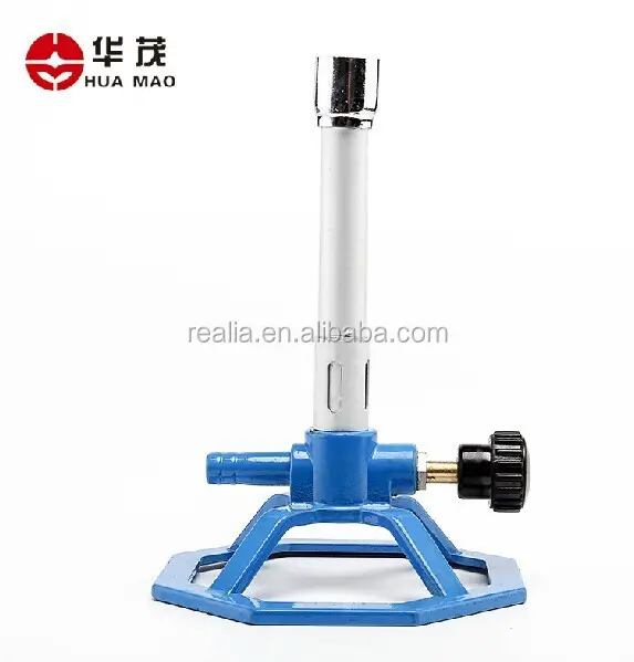 HML013 Ningbo Huamao Bunsen-Quemador con regulador de aire y válvula de aguja, propano líquido y Gas de botella