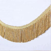 HaoHao HH4533 Franges en viscose 100% 12CM pour rideaux textiles de maison