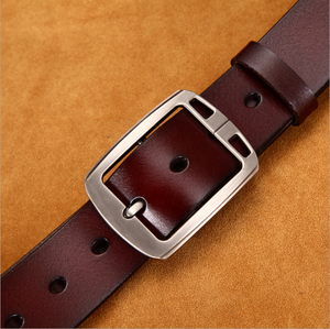 Cintura da uomo in vera pelle stile classico Jean larghezza 1.5" - Product Image 5