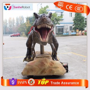 Công viên giải trí hoạt hình đi Bộ khủng long đi xe kích thước cuộc sống khủng long đi xe trên T-REX <span class=keywords><strong>Trex</strong></span> animatronic khủng long cho trung tâm mua sắm - Product Image 4