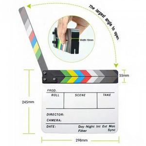 Tableau de prise de vue en acrylique coloré pour films et séries télévisées, accessoire de jeu de rôle, style Hollywood - Product Image 3