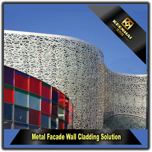 Corrugado decorativo pared de Metal paneles de revestimiento de fachada - Product Image 4