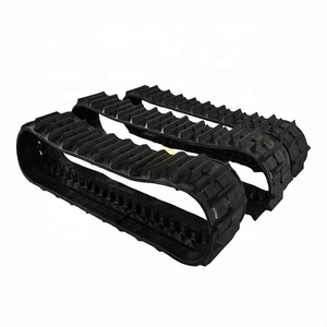 Nouvelle chenille en caoutchouc OEM pour excavatrice (noire) 300 kg, train de roulement, garantie 1 an pour de nombreuses marques, vente directe usine - Product Image 1