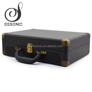 Винтажный чемодан <span class=keywords><strong>jyk</strong></span> проигрыватель Виниловый проигрыватель граммофон с 3 скорости фонограф - Product Image 5