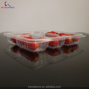 Bandeja de Plástico Desechable de Grado Alimenticio con Cuatro Compartimentos para Envasado de Alimentos, Lonchera de Plástico para Catering, Fiestas y Comida para Llevar - Product Image 6