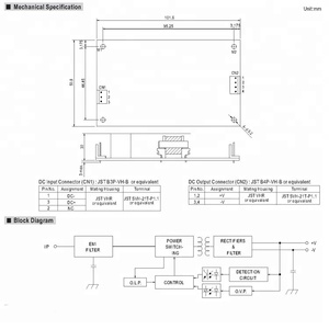 Mean Well PSD-30A-5 25 Watt 9-18V 12V Naar 5V Voeding Converter 25 W DC-DC led Driver - Product Image 4