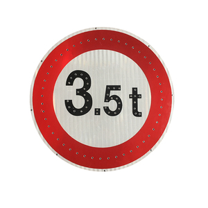 Özelleştirilmiş güneş led trafik taşınabilir alüminyum yol uyarı işareti - Product Image 2