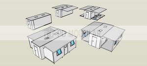 Prefab Sandwich Panel Kết Cấu Thép Mở Rộng <span class=keywords><strong>Container</strong></span> Nhà - Product Image 4