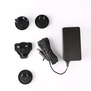 Pabrik langsung beralih DVE Ac dc power supply dipertukarkan UK EURO plug adapter 1.5v dengan sertifikasi