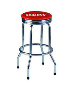Taburete de Bar Giratorio de Metal Moderno, Portátil, Ecológico, de Diseño Creativo, con Asiento de Cuero, Duradero, para el Hogar, Bar o Comedor - Product Image 6