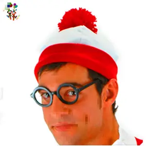 성인 Waldo 니트 모자 비니 파티 모자 HPC-0285