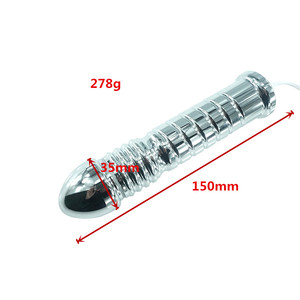 Lustige Stim elektrische Stoßwelle Physiotherapie-Ausrüstung Metall Anal <span class=keywords><strong>Plug</strong></span> Brust massage gerät Elektro Sex Stahl <span class=keywords><strong>Butt</strong></span> <span class=keywords><strong>Plug</strong></span> Spielzeug - Product Image 3