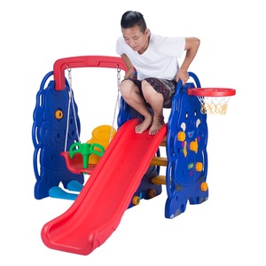 Éléphant en plastique enfants <span class=keywords><strong>toboggan</strong></span> et balançoire (bébé jouet) - Product Image 1